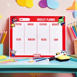 Tablero Semanal Imantado Marvel