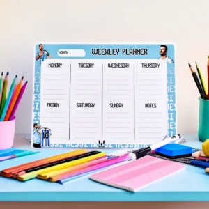 Tablero Semanal Imantado Messi