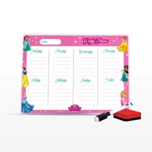 Tablero Semanal Imantado – Princesa