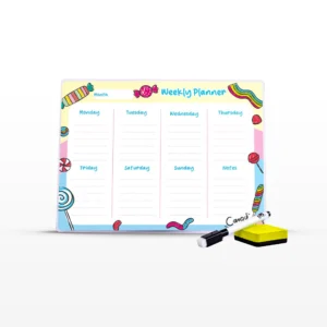 Tablero Semanal Imantado – Dulces