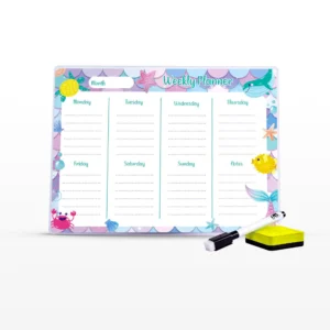 Tablero Semanal Imantado – Animalitos del Mar